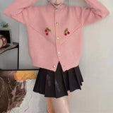 Women Knitwear Spring Sweater Coat Loose Knitted Cardigan