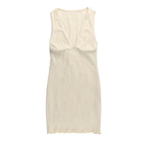 Women Tops Summer Slim-Fit Hip-Wrapped Short Dress Sexy V-neck Dress