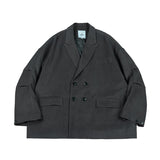 Unisex Jacket Vintage Leisure Suit Corduroy Workwear Jacket Men's Loose Spring and Autumn Coat