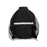 Unisex Jacket Autumn Stand Collar Stitching Jacket