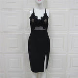 Women Evening Dress Sexy Lace Sling Dress