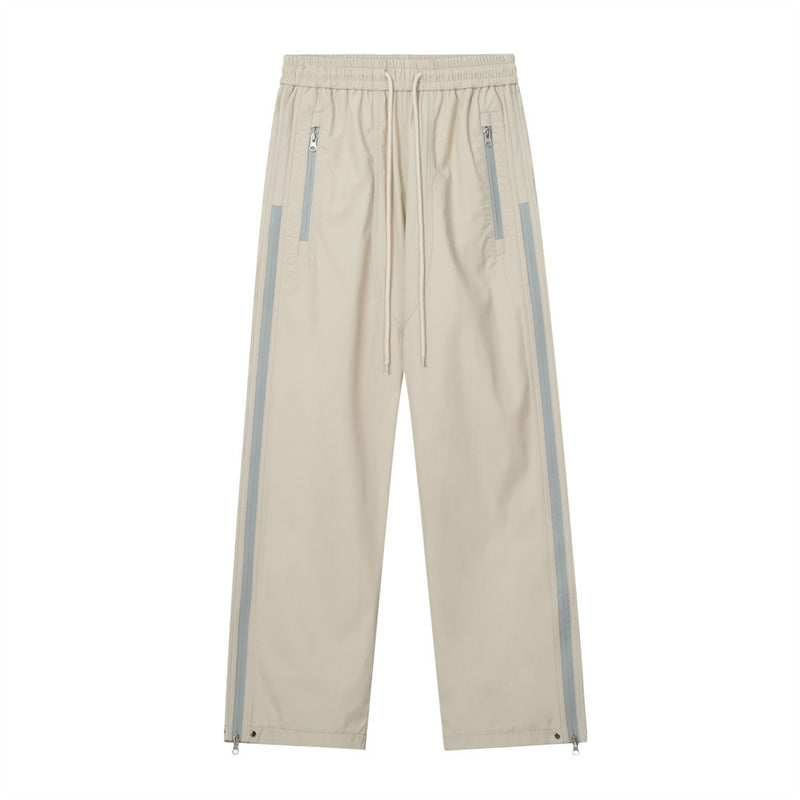 Men Sweatpants Charging Pants Sports Trousers Workwear Windproof Straight Casual Pants