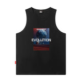 Men Vest Sports Sleeveless T-shirt Oversize Basketball Vest