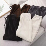 Women Sweatpants Fall/Winter Ankle Banded Pants Loose Casual Pants