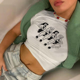 Women T-shirt Girl's Printed T-shirt Women's Top
