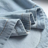 Women Jacket Denim Shirt Women's Spring and Autumn Retro Coat