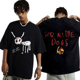 Rapper Drake for All The Dogs T Shirt Men's Hip Hop Fashion