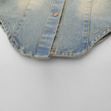 Women Jacket Butterfly Logo Denim Jacket