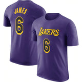 NBA T-Shirts NBAT Shirt Lakers James Davis Basketball Shirt T-Shirt
