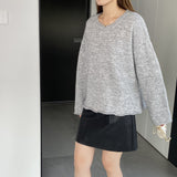 Women Knitted Two-Piece Set Jia Woven Long Sleeve round Neck Shawl Two-Piece Sweater