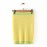 Women Sweater Knitwear Spring and Autumn V-neck Short Sleeve Slim Fit Single-Breasted Sweater