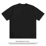 Mens Vintage baseball T-Shirt NFL Rugby OBJ Printed Short Sleeve T-Shirt Washed Old Top
