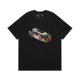 Vlone T Shirt Spring/Summer Pattern Crew Neck Pullover