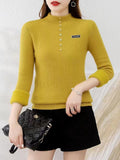 Women Knitted Pullover Autumn and Winter Turtleneck Thermal Sweater Sweater