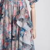 Women Dresses Spring Backless Long Dress Women's Clothing (Qymy0409)
