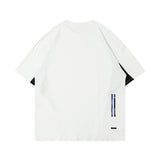 Men T Shirt Retro Short Sleeve T-shirt Men and Women Old School Loose