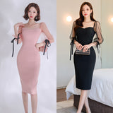 Women Maxi Dress Autumn Winter Sexy Mesh Dress