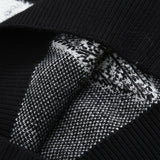Women Sweater Knitwear Plaid Sweater Coat Top Retro Lapels Short Sweater