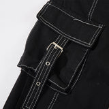 Women Pants Multi-Pocket Jeans Trousers