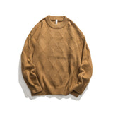 Unisex Sweater Winter Knitting Diamond Lattice Sweater