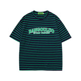 Men T Shirt Striped Couple Short Sleeve T-shirt