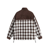 Unisex Jacket Autumn Corduroy Stitching Jacket