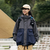 Unisex Jacket Autumn Outdoor Work Clothes Hooded Jacket