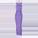 Women Dresses Summer Hollow Slim round Neck Sleeveless Dress