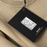 Unisex Winter Cotton Coat round Neck Sweater Retro Long Sleeve Velvet Hoodie
