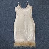 Women's Evening Dress Sling Dress Sexy Backless Sheath Dress