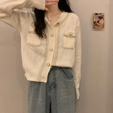 Women Knitted Cardigan Autumn and Winter Sweater Coat