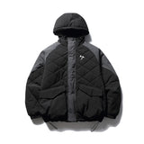Unisex Winter Cotton Coat Three-Dimensional Pocket Decorative Hooded Cotton-Padded Coat