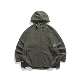 Unisex Jacket Function Men's Assault Jacket Solid Color Casual Loose-Fitting Hoodie Jacket