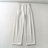 Women Sweatpants Casual Pants Women Drawstring Ankle-Tied Wide Leg Sweatpants