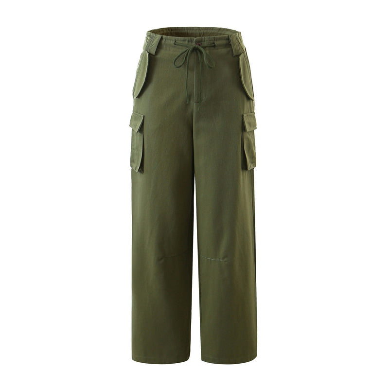 Women Sweatpants Casual Working Pants Loose-Fitting Wide-Leg Trousers
