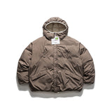 Unisex Winter Cotton Coat Vintage Double-Sided Warm down Jacket