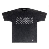 Amiri T Shirts Washed and Worn Retro Short Sleeve T-shirt