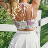 Women's Party Tops Camisole Diamond Breasted Fishbone Vest