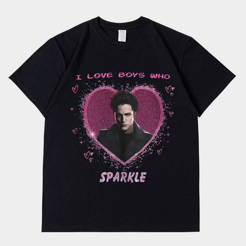 Twilight Saga Edward Cullen T Shirt Robert Pattinson Print