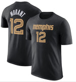 NBA T-Shirts NBA Jersey T-Shirt Grizzlies Morant Basketball Jacket Short Sleeve