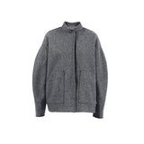 Women Trench Coat Autumn and Winter Gray Woolen Coat for Women