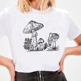 HJN Vintage Fashion T-Shirt Casual Short Sleeve Aesthetics