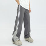 Women Sweatpants Retro Overalls Men's and Women's Loose Wide-Leg Pants Casual Pants