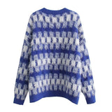 Women Sweater Knitwear Autumn Classic Style Feather Tassel Knitwear round Neck Loose Pullover Sweater