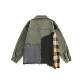 Unisex Jacket Vintage Denim Jacket for Men and Women Couple Washed Jacket Coat