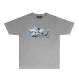 Amiri T Shirts Fashion Brand Short Sleeve T-shirt Shirt