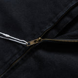 Unisex Winter Cotton Coat Lapel Cotton-Padded Coat Vintage Loose and Warm Cotton Jacket