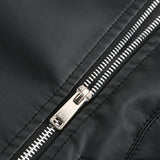Red Leather Jacket Casual Jacket