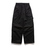 Men Sweatpants Workwear Casual Pants Men's Pleats Drawstring Ankle-Tied Loose-Fitting Wide-Leg Trousers