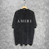 Amiri T-Shirt Distressed Retro Short Sleeve T-shirt